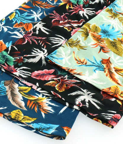 アロハ リゾート ユッタリ ワイド パンツ 852-5852