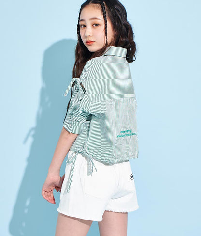 袖 ボリューム デザイン シャツ 913-7368