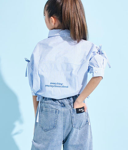 袖 ボリューム デザイン シャツ 913-7368