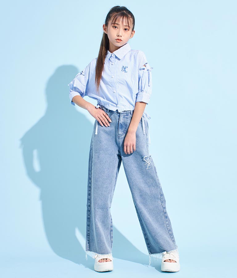 袖 ボリューム デザイン シャツ 913-7368