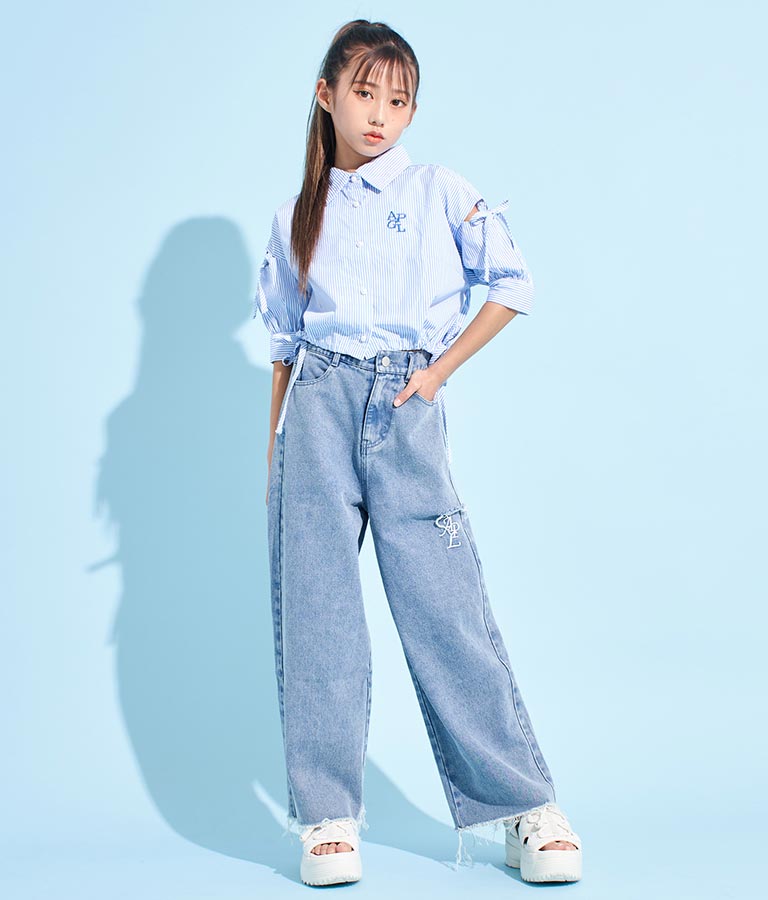 袖 ボリューム デザイン シャツ 913-7368