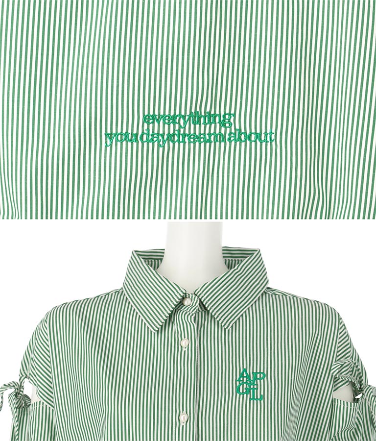 袖 ボリューム デザイン シャツ 913-7368