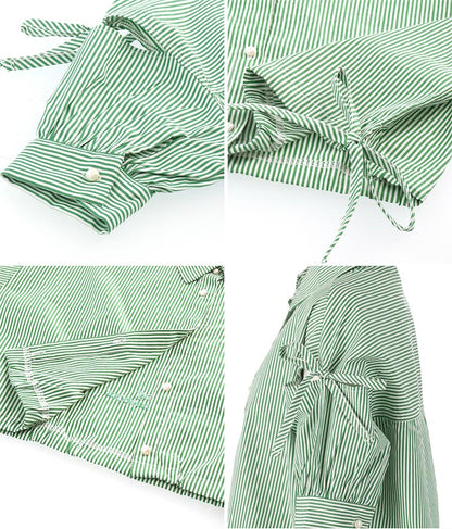 袖 ボリューム デザイン シャツ 913-7368