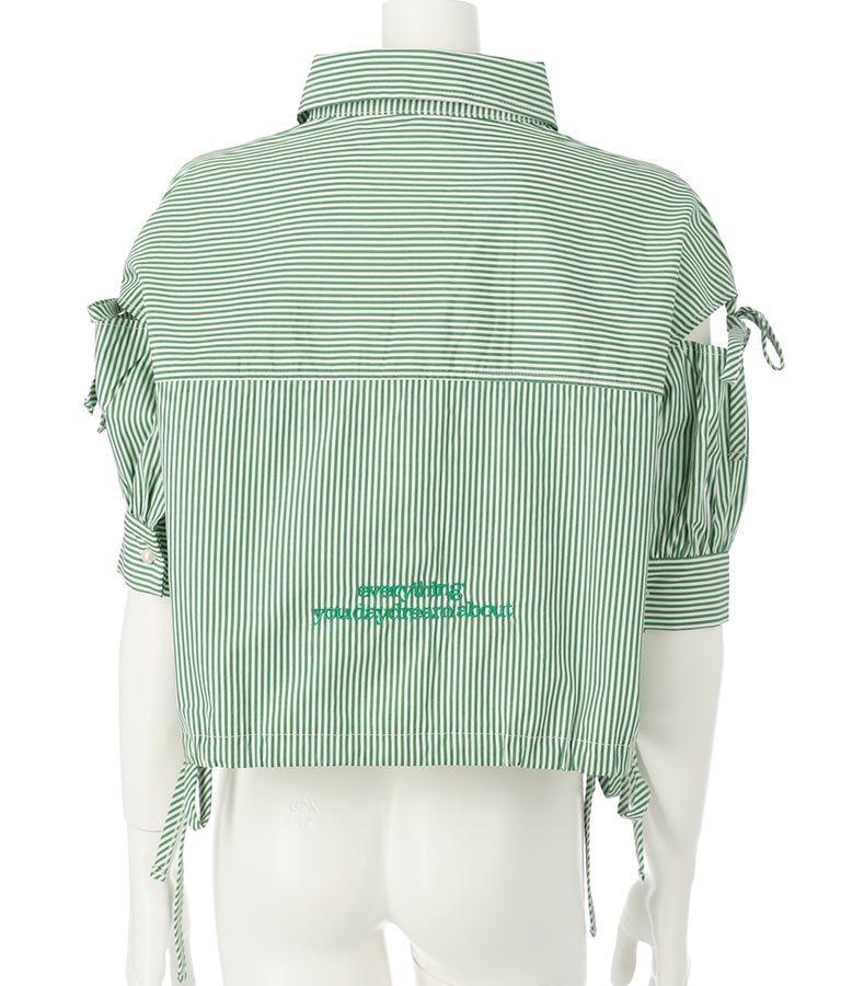 袖 ボリューム デザイン シャツ 913-7368