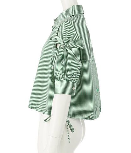 袖 ボリューム デザイン シャツ 913-7368