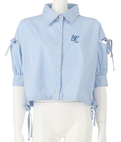 袖 ボリューム デザイン シャツ 913-7368