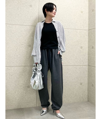 オープンスリーブ オーバー サイズシャツ 154-5505