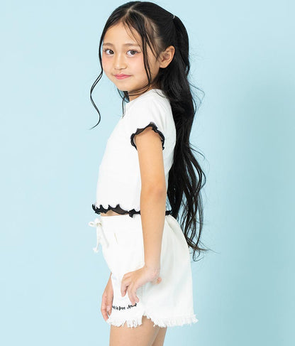 チュール メロー ミニ トップス Tシャツ 423-3280