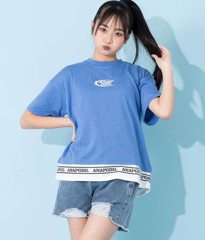 フェイクレイヤード トップス Tシャツ 913-7369