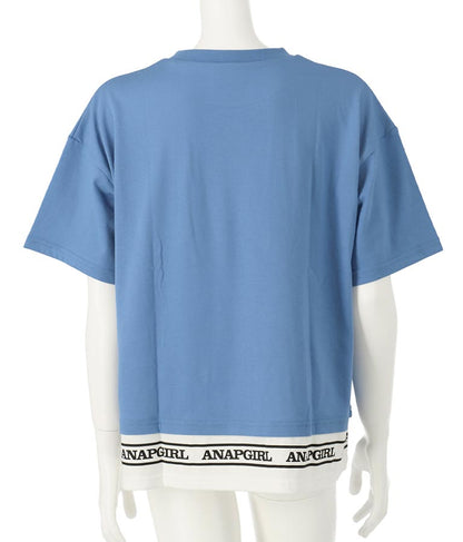 フェイクレイヤード トップス Tシャツ 913-7369