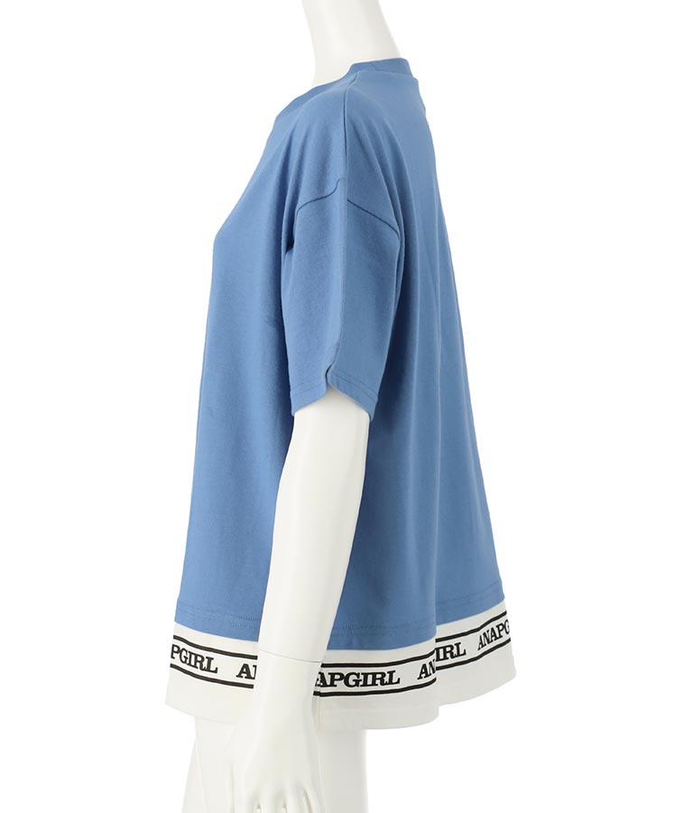 フェイクレイヤード トップス Tシャツ 913-7369