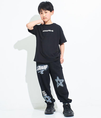 ANAP R+S【 リラスポ 】前後 2WAY BIG Tシャツ ( ユニセックス アイテム、吸水速乾加工 ) 913-7518