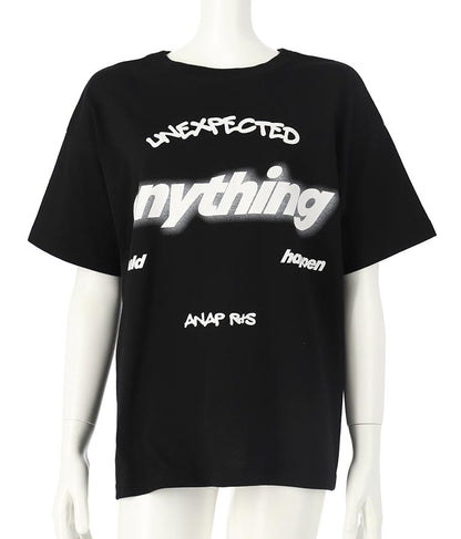 ANAP R+S【 リラスポ 】前後 2WAY BIG Tシャツ ( ユニセックス アイテム、吸水速乾加工 ) 913-7518