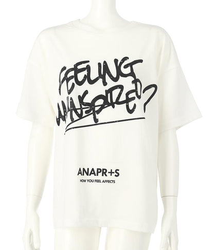 ANAP R+S【 リラスポ 】前後 2WAY BIG Tシャツ ( ユニセックス アイテム、吸水速乾加工 ) 913-7518