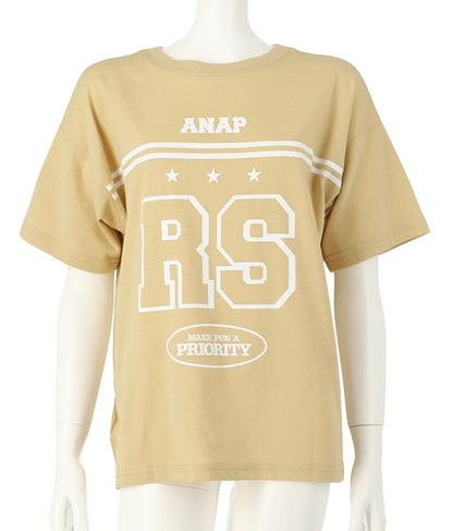 ANAP R+S【 リラスポ 】前後 2WAY BIG Tシャツ ( ユニセックス アイテム、吸水速乾加工 ) 913-7518