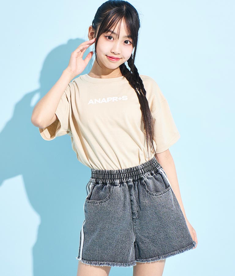 ANAP R+S【 リラスポ 】前後 2WAY BIG Tシャツ ( ユニセックス アイテム、吸水速乾加工 ) 913-7518