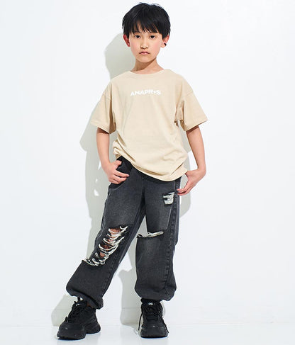 ANAP R+S【 リラスポ 】前後 2WAY BIG Tシャツ ( ユニセックス アイテム、吸水速乾加工 ) 913-7518