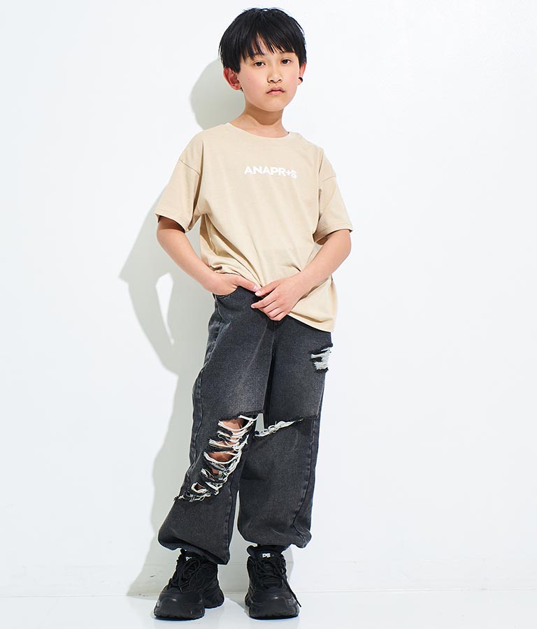 ANAP R+S【 リラスポ 】前後 2WAY BIG Tシャツ ( ユニセックス アイテム、吸水速乾加工 ) 913-7518