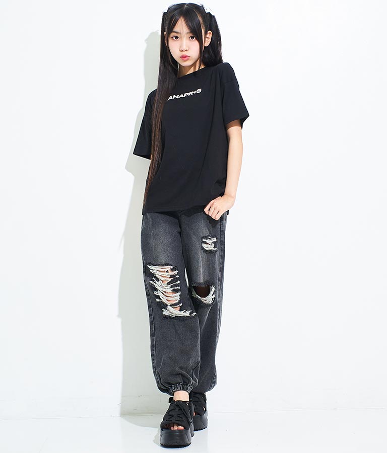 ANAP R+S【 リラスポ 】前後 2WAY BIG Tシャツ ( ユニセックス アイテム、吸水速乾加工 ) 913-7518