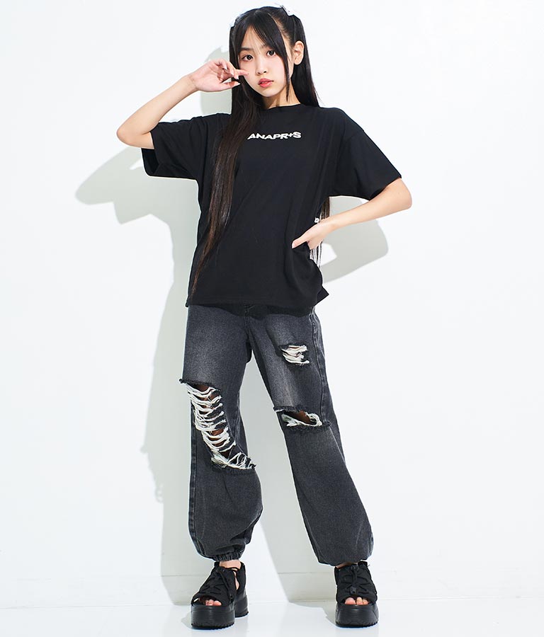 ANAP R+S【 リラスポ 】前後 2WAY BIG Tシャツ ( ユニセックス アイテム、吸水速乾加工 ) 913-7518