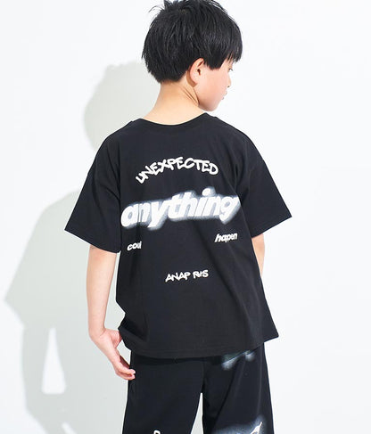 ANAP R+S【 リラスポ 】前後 2WAY BIG Tシャツ ( ユニセックス アイテム、吸水速乾加工 ) 913-7518