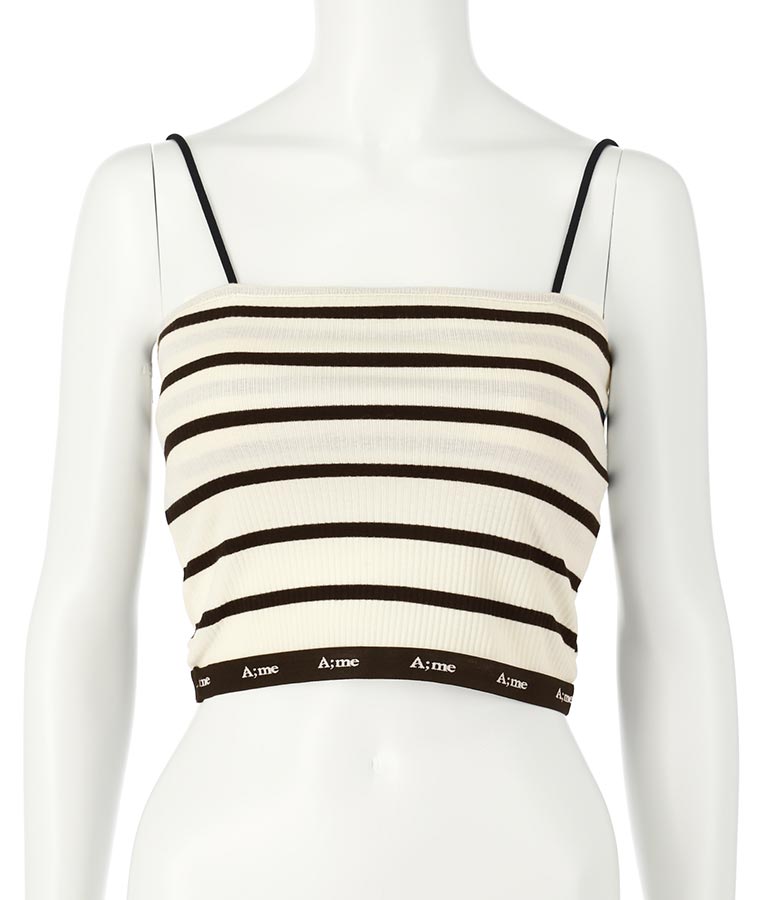 【ティーンズライン】ジャガード テープ ロゴ ブラトップ （M、Lサイズ展開） 913-7507