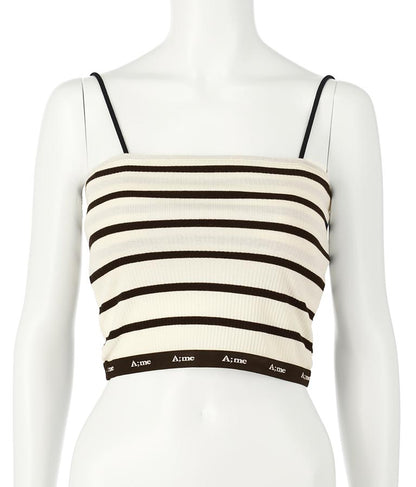 【ティーンズライン】ジャガード テープ ロゴ ブラトップ （M、Lサイズ展開） 913-7507