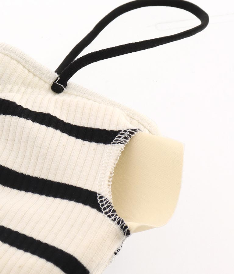 【ティーンズライン】ジャガード テープ ロゴ ブラトップ （M、Lサイズ展開） 913-7507