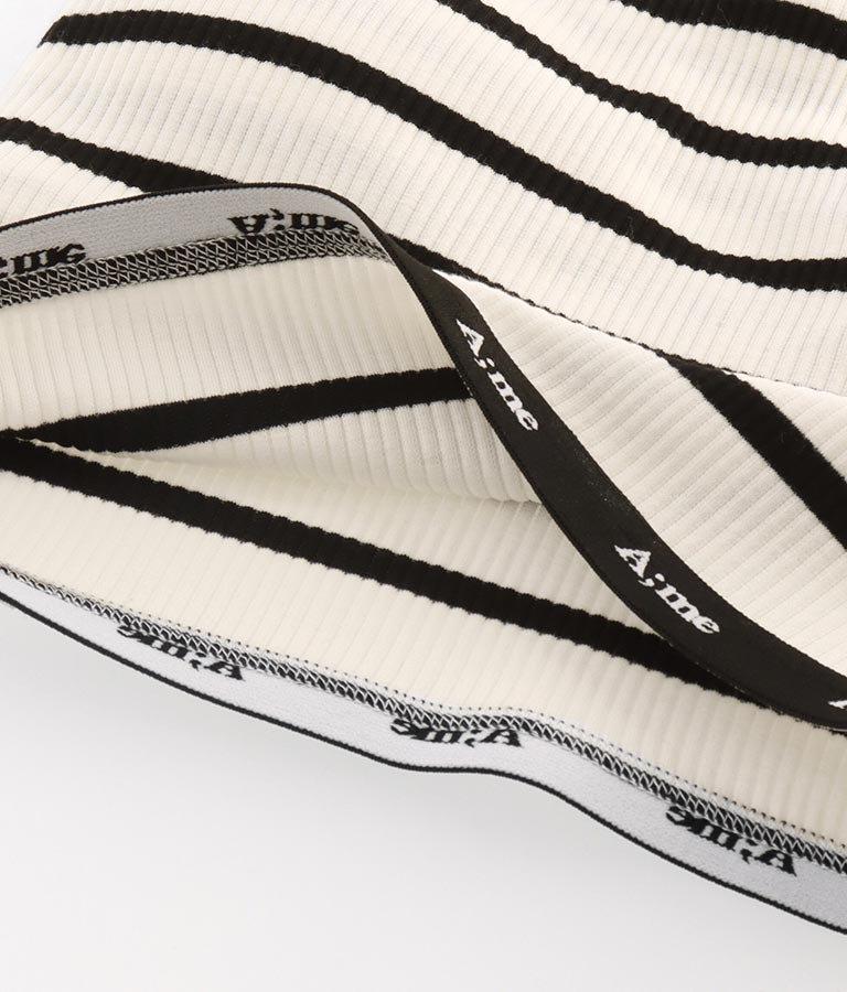 【ティーンズライン】ジャガード テープ ロゴ ブラトップ （M、Lサイズ展開） 913-7507