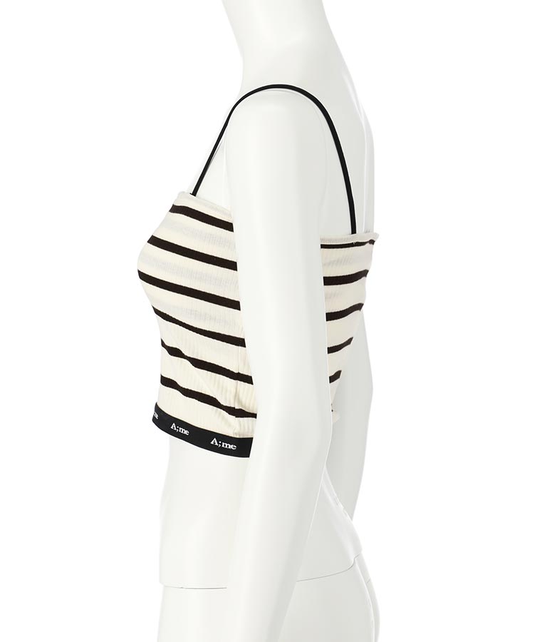 【ティーンズライン】ジャガード テープ ロゴ ブラトップ （M、Lサイズ展開） 913-7507