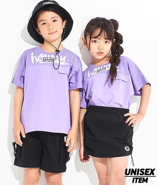 素材切替 手書き プリント ドルマン トップス Tシャツ 423-3290