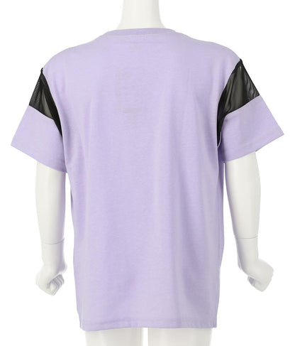 クリア ポケット付 メッシュ 切替 ビッグ Tシャツ 423-3307