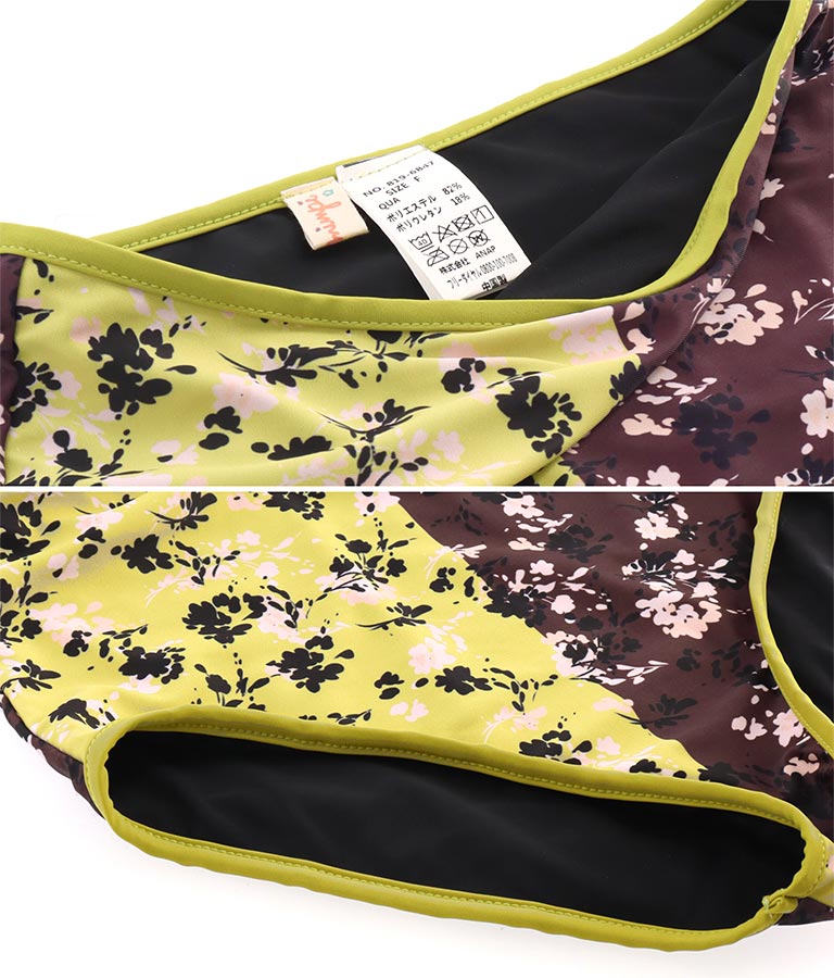 リバーシブル ハイウエスト ビキニ セット 819-6847