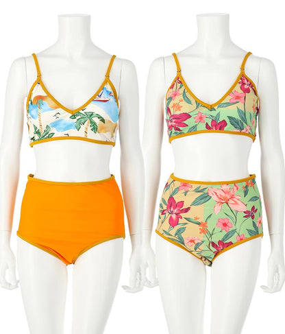 リバーシブル ハイウエスト ビキニ セット 819-6847