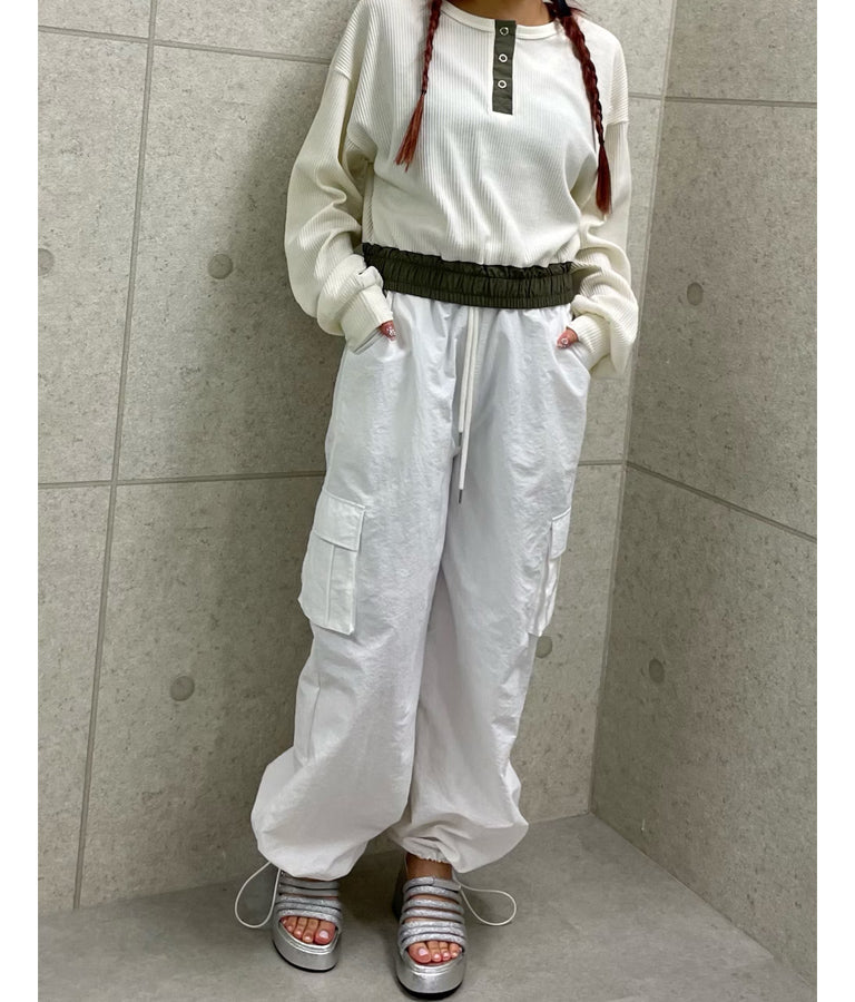 ウエストスピンドルナイロンカーゴパンツ 792-9070