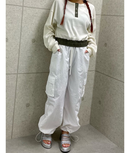 ウエストスピンドルナイロンカーゴパンツ 792-9070