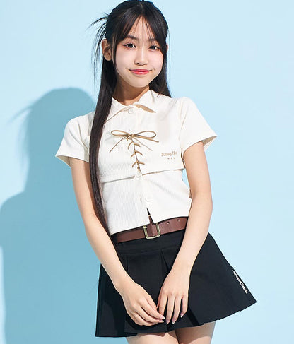 ビスチェ 見え エリ付き トップス 913-7511