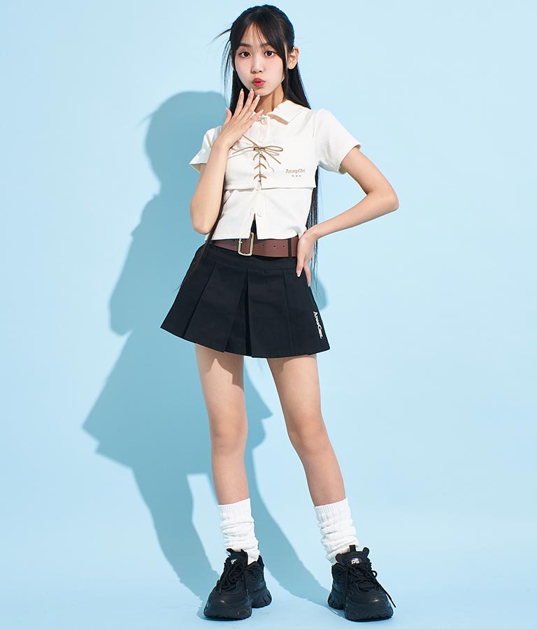 ビスチェ 見え エリ付き トップス 913-7511