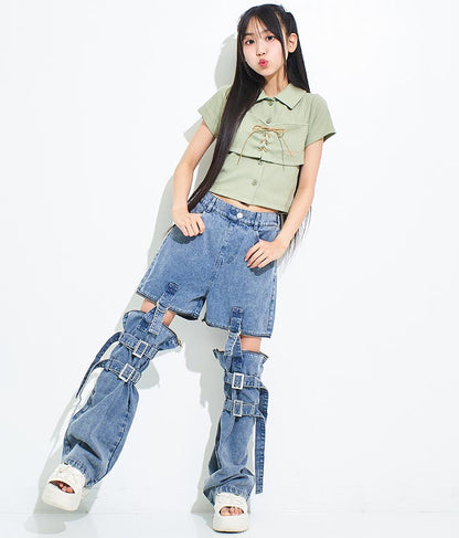 ビスチェ 見え エリ付き トップス 913-7511