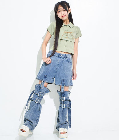 ビスチェ 見え エリ付き トップス 913-7511