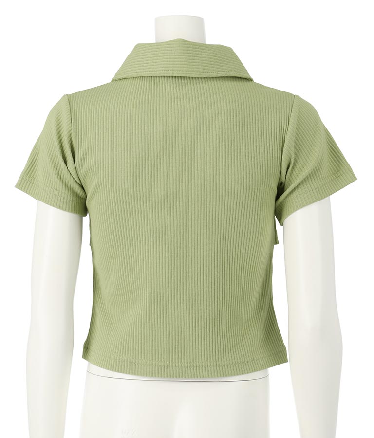 ビスチェ 見え エリ付き トップス 913-7511