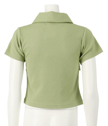 ビスチェ 見え エリ付き トップス 913-7511