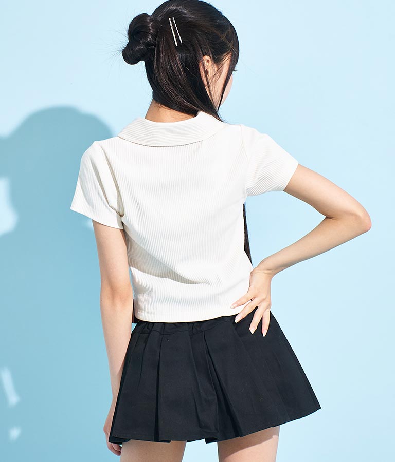 ビスチェ 見え エリ付き トップス 913-7511