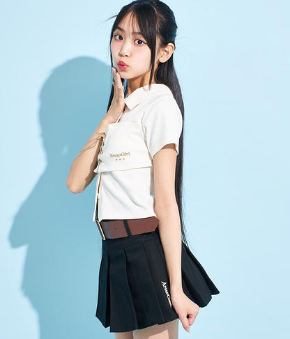 ビスチェ 見え エリ付き トップス 913-7511