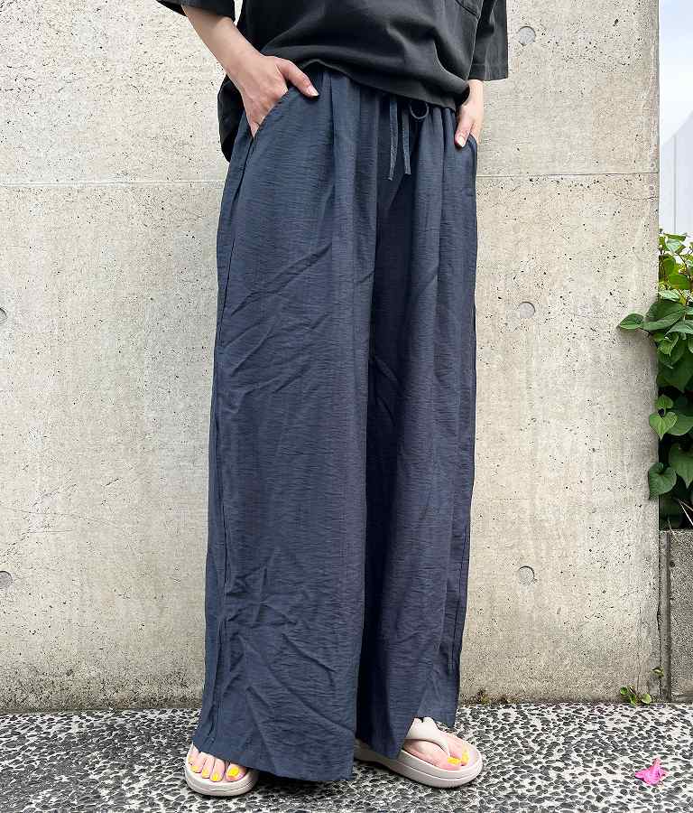 リラックス ユッタリ ワイド パンツ 812-6770