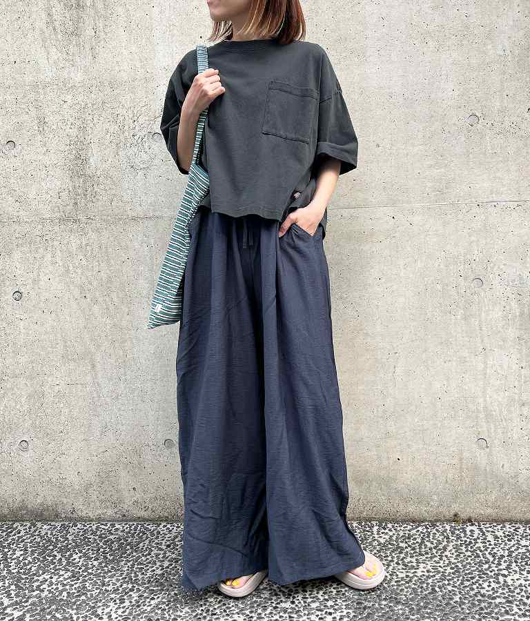 リラックス ユッタリ ワイド パンツ 812-6770