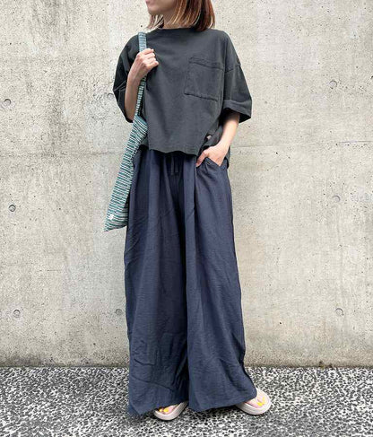 リラックス ユッタリ ワイド パンツ 812-6770