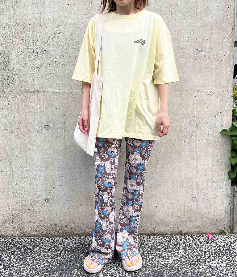 BUS フォトプリント ビッグ Tシャツ 853-5859