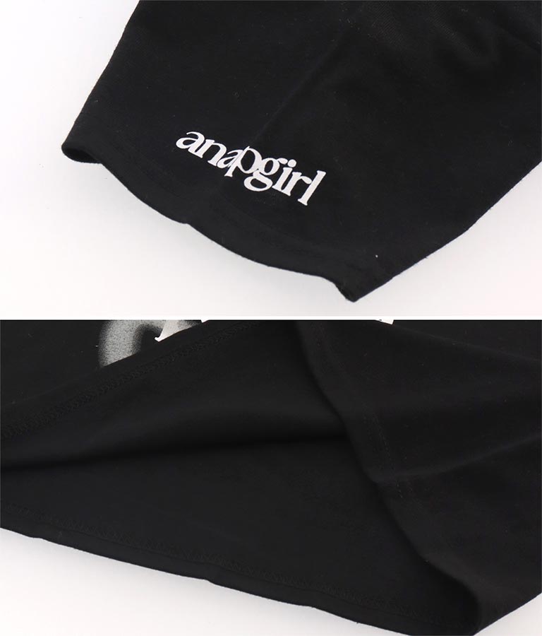 ハート スプレー メッセージ プリント Tシャツ 913-7496