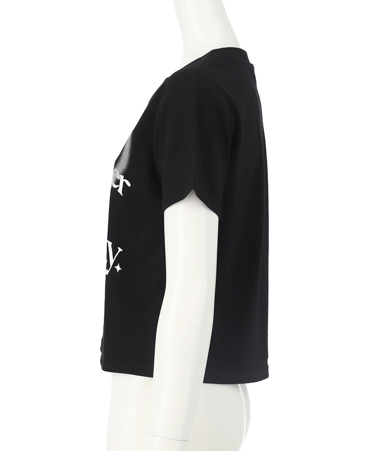 ハート スプレー メッセージ プリント Tシャツ 913-7496